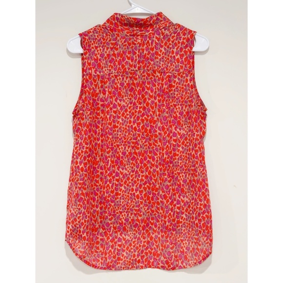 CAbi 3270 Multicolor Heartbreaker Hi/Low Hem Sleeveless Top Size S - Picture 7 of 8